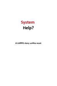 Cover of System Help?
